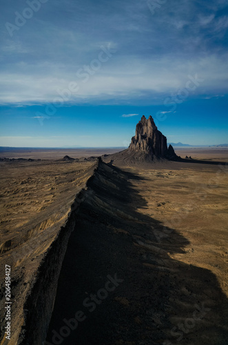 Shiprock New Mexico: Aerials, Sunset, Wall Art