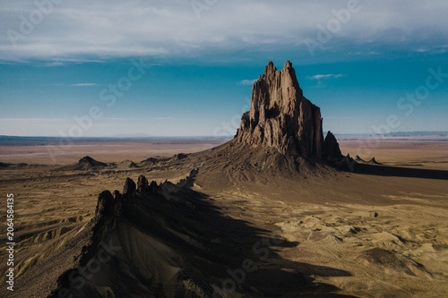 Shiprock New Mexico: Aerials, Sunset, Wall Art