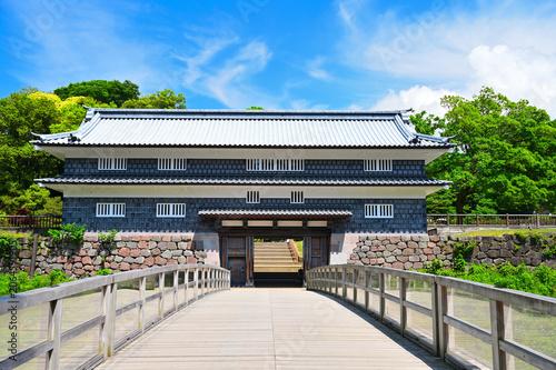 金沢城 鼠多門 鼠多門橋からの眺め 石川県金沢市