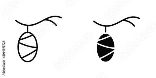 Tableau sur toile Cocoon icons Designs. icon element in trendy styles