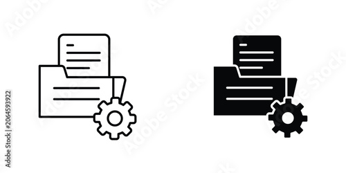 Photos Data management icons Designs. icon element in trendy styles