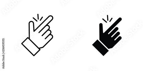 Foto Easy icons Designs. icon element in trendy styles