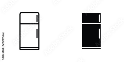 Foto Fridge icons Designs. icon element in trendy styles