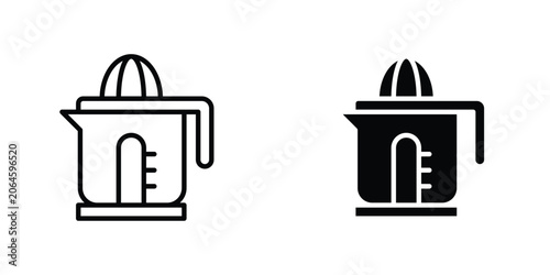 Photos Juicer squeezer icons Designs. icon element in trendy styles