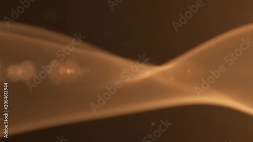 Bright light lens flare effect with warm orange glow