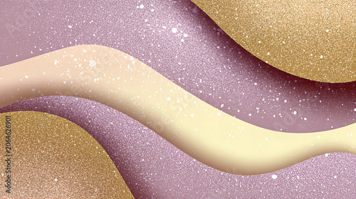 Elegant abstract wave pattern with layered flowing curves and soft pastel tones, creating a modern textured background with smooth organic movement.