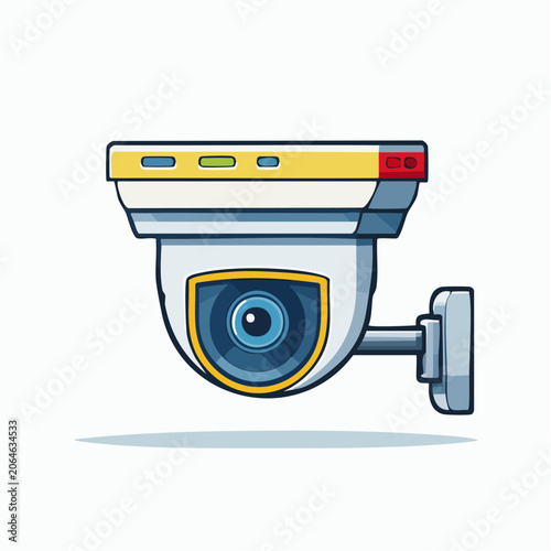 Cartoon Security Camera Illustration