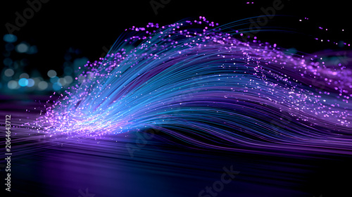 abstract colorful flowing waves background with smooth gradient lines representing digital art and modern creative design