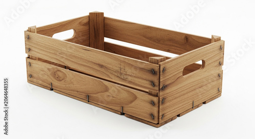 Wooden crate box for storage and shipping