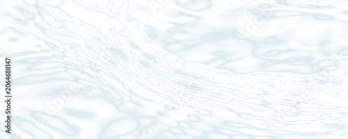 Blue halftone water surface with ripple waves and sunlight reflection. Ocean, sea or pool water top view with dot retro photocopy and comic bitmap texture. Halftone summer backdrop. Collage vector bg