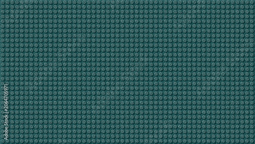 Tactile Dot Grid, Transformative Teal #2F6364, Linen Canvas, 8K Backdrop Graphic