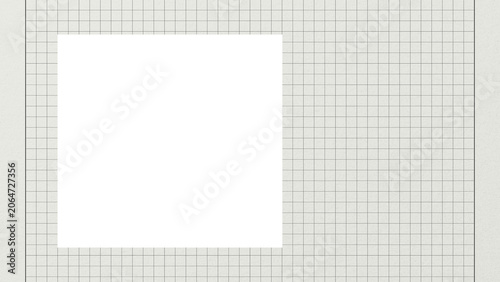 Fotografie PNG off-white grid frame, transparent design