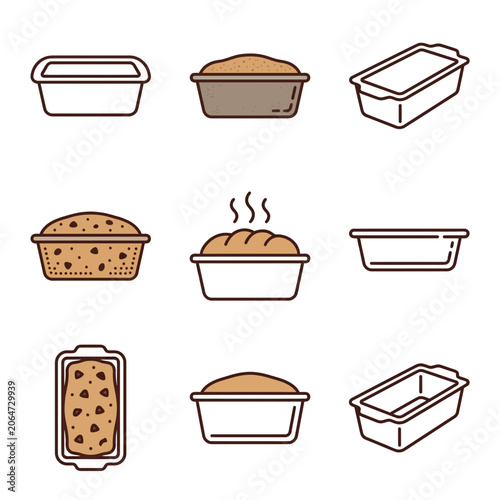 Photos Loaf Pan Collection: Baking Tins for Bread, Cake & Muffin Making
