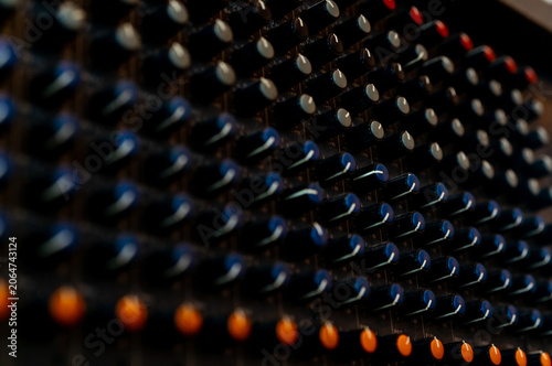 Bilde på lerret Audio sound mixer console