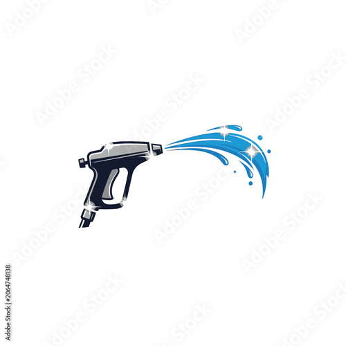 A black and silver pressure washer nozzle.