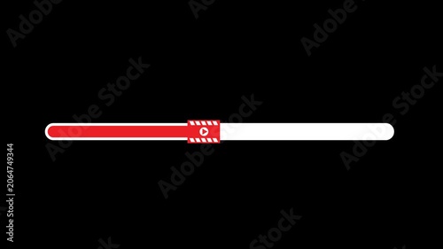 loading bar animation with transparent background video icon