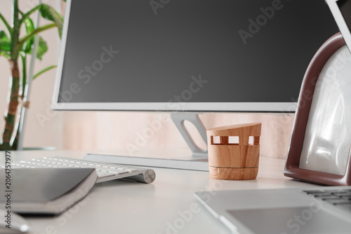 Portable sound speaker with...