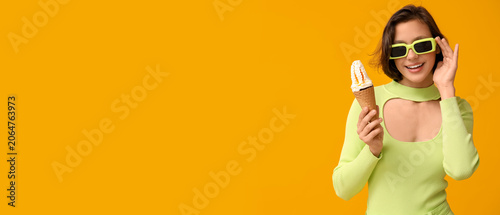 Beautiful young woman in su...