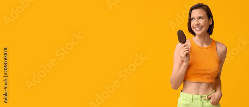 Beautiful young woman with ...