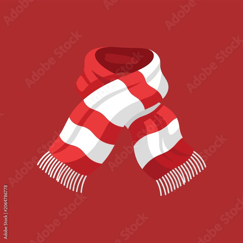 Striped Winter Scarf