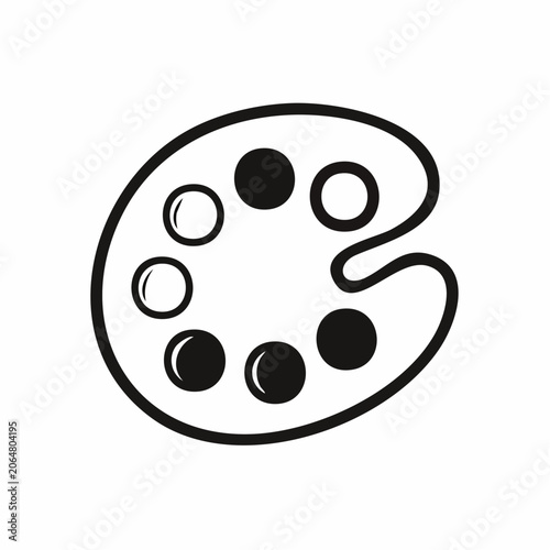 Artist's Paint Palette Icon