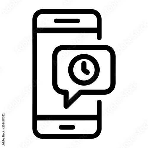 SMS One Time Password Icon for Authentication