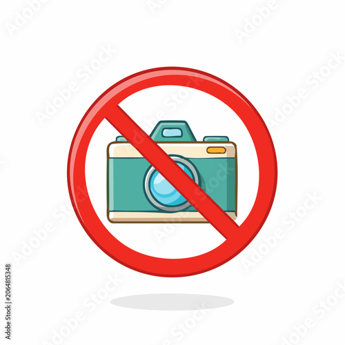 No Camera Sign