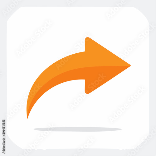 Orange Share Icon