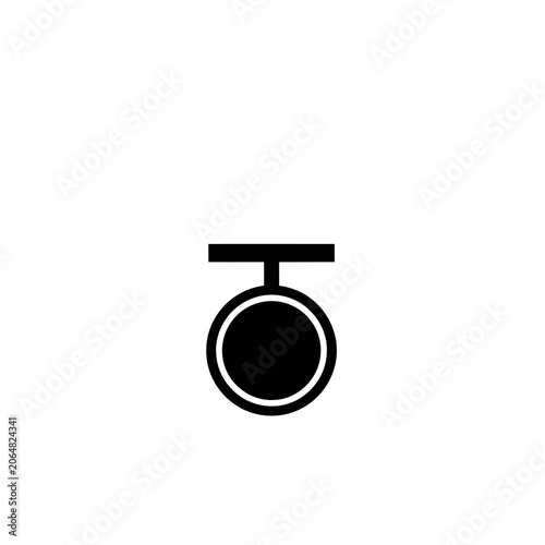 Minimalist Soccer Offside Flag Icon Symbol for Sports Refereeing and Game Rules Illustration