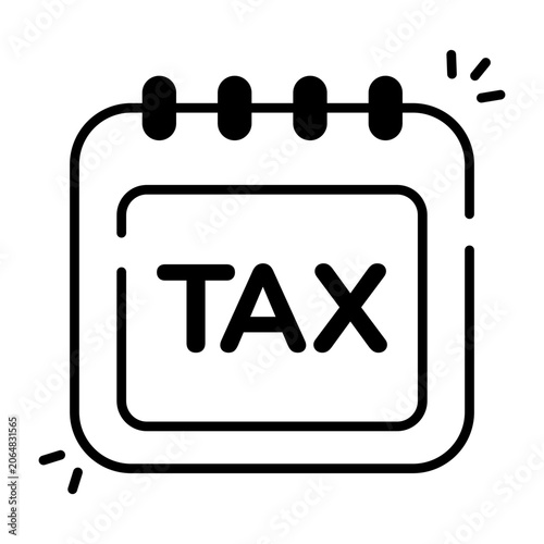 Canvastavla Premium download icon of tax schedule