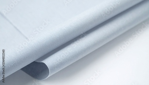 Soft Light Blue Fabric Texture Close-Up