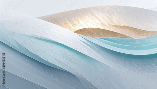 Abstract Architectural Design with Geometric Shapes