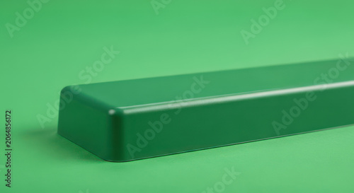 Letter C on Green Background