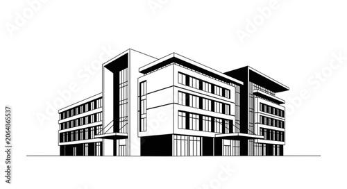 sketch of house