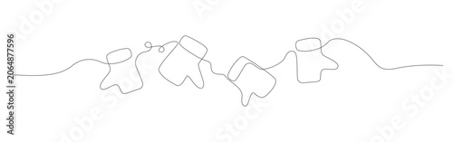 Continues thumb dislike style in this simple line art vector design