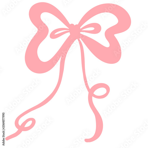 pink ribbon bow