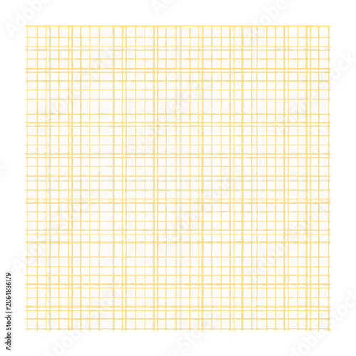 Yellow grid pattern on white background