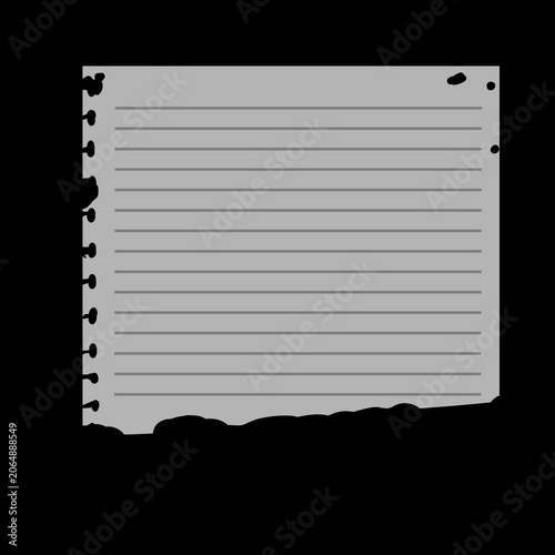 Torn Paper Texture Background with Realistic Ripped Edge Design