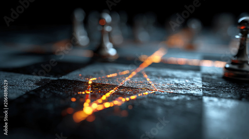Strategic direction concept background, corporate mission alignment roadmap framework, leadership strategy development structure