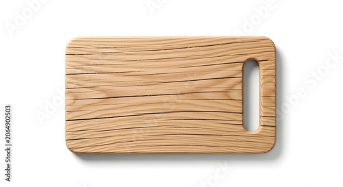 Natural Wooden Cutting Board Background