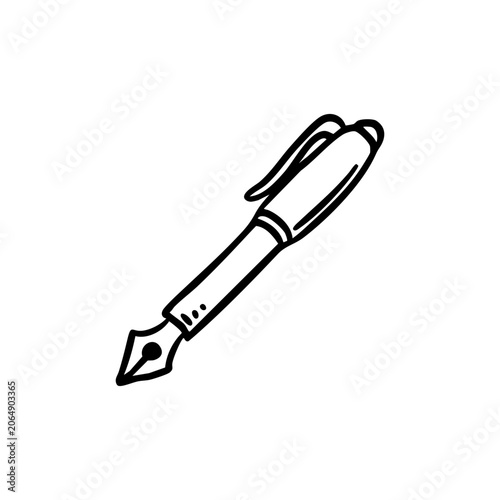 Fountain pen illustration