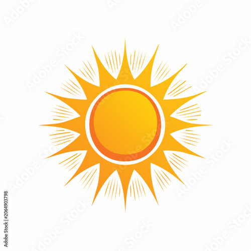 Stylized Sun Icon