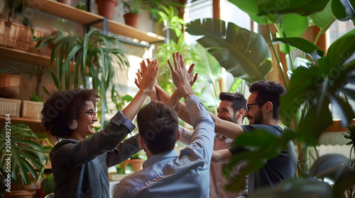 Authentic Moment of Startup Team's Success