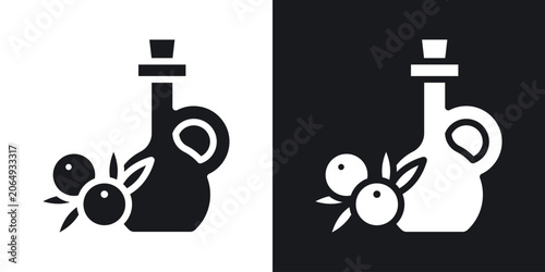 Foto Olive oil icon