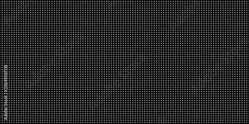 Bild auf Leinwand Glowing RGB LED pixel texture, transparent digital screen pattern, bright displa
