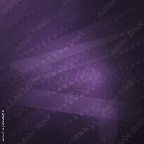 Purple geometric hexagon pattern on dark background