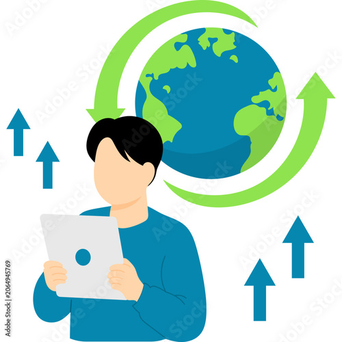 World populations days Illustration