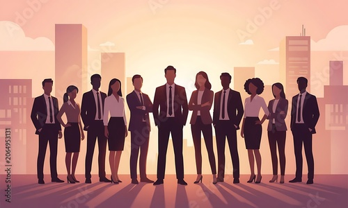 group of business people