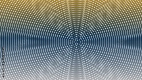 Abstract concentric circles with gradient background