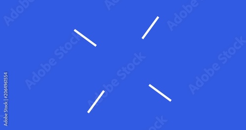 Digital Old school rifle scope target animation lines. Arrow hitting bullseye reticle symbol. Scanning crosshair military sniper scope gun aim. Hunt and hit animation. Marksman rifle long range scope.
